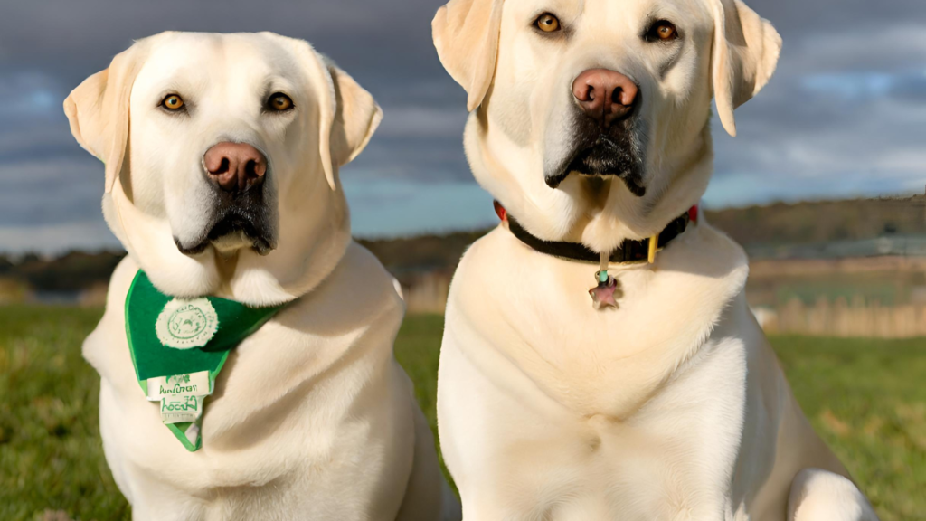 Canine Diplomacy Lucky and Flo for Labrador Image