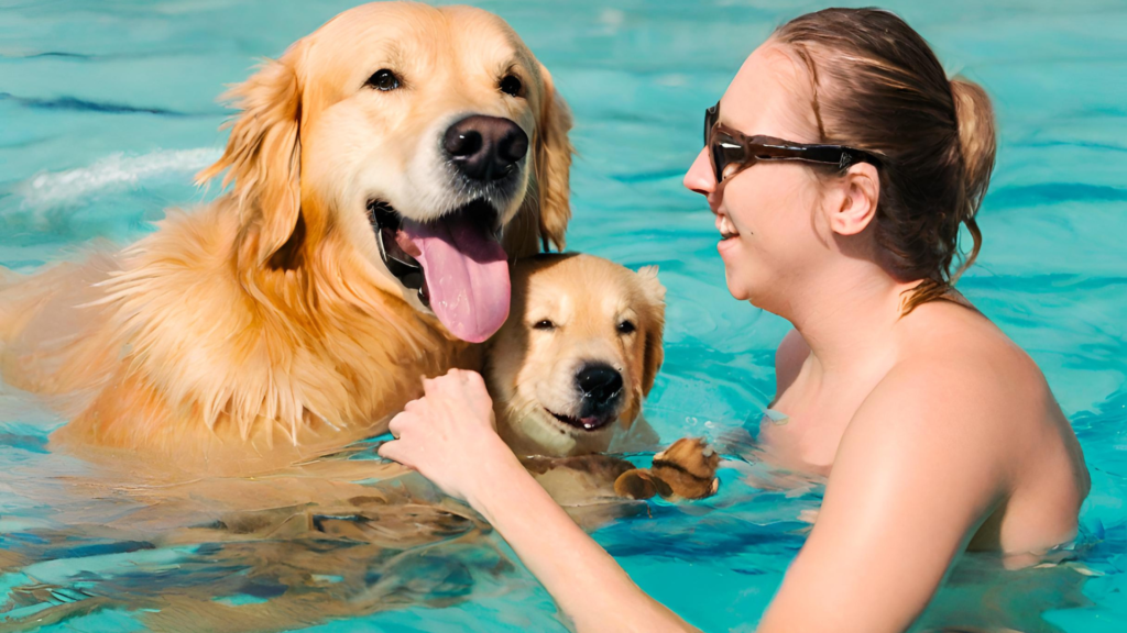 Swimming with Your Golden Retriever Image