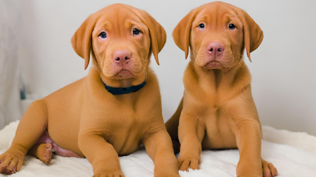 Low Maintenance Grooming Red Lab Puppies Image